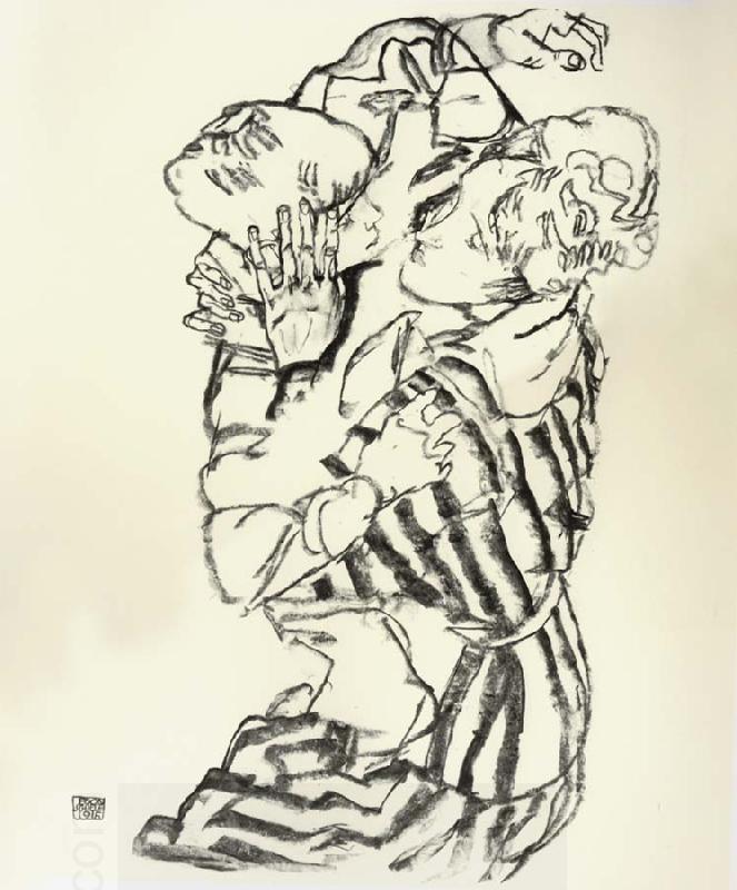 Egon Schiele Aunt and Nephew